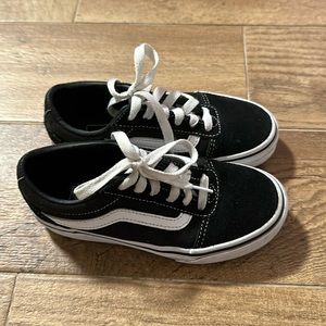 Kids old school Vans size 13 black
